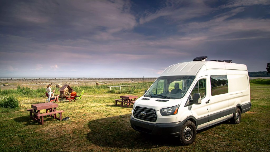 company van private use as a camping van